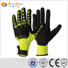 SunnyHope Nitrile Сэндвич-перчатки с ударным покрытием TPR